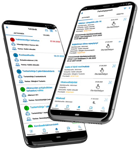 Tehtävät ja palvelypyynnöt mobiilit 2