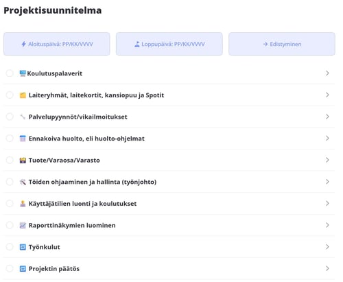 projektisuunnitelma